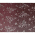 Red Self Design Crepe Fabric 140cm