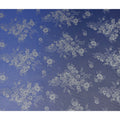 Blue Self Design Crepe Fabric 140cm