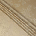 Gold Self Design Crepe Fabric 140cm
