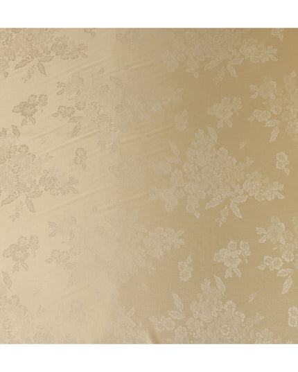 Gold Self Design Crepe Fabric 140cm