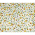 Ivory Yellow Watercolor Floral Printed Viscose Crepe Fabric Soft Lightweight Botanical Flower Print Dressmaking Sewing Craft Fabric 110 Cms Width Made In India-D28342