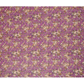 Purple Cotton Voile Traditional Sudanese Thobe with Floral Print, 4.5 Mtrs Piece, Width 140 Cms, Made in India-D26465