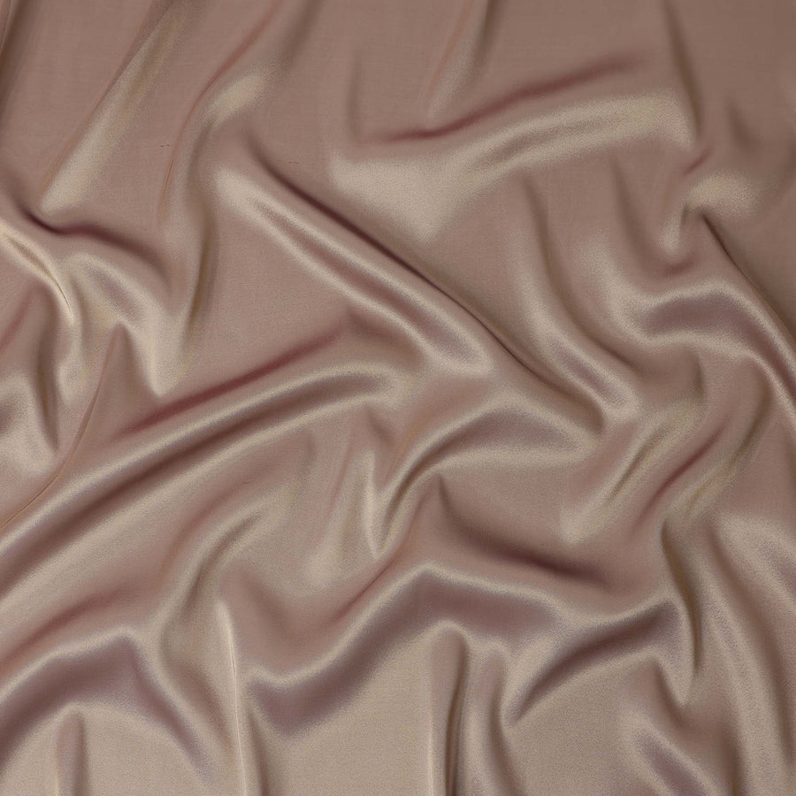 Dusty Rose Brown Pure Silk Lame Fabric 110cm Korea