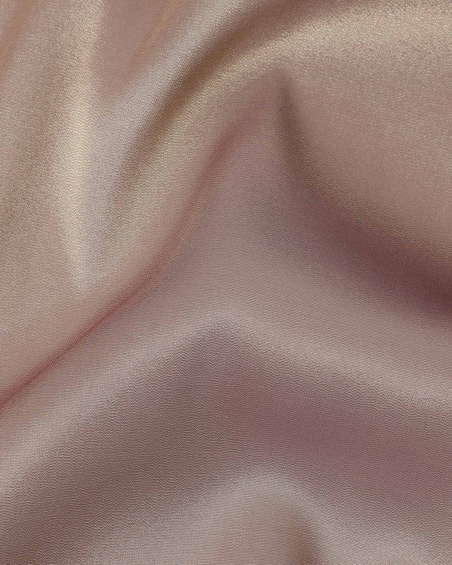 Dusty Rose Brown Pure Silk Lame Fabric 110cm Korea