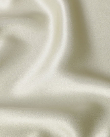 قماش ساتان حريري نقي عاجي، عرض 110 سم، كوريا الجنوبية - D25213