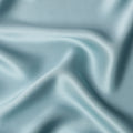 قماش ساتان حريري نقي بلون أزرق سماوي، عرض 110 سم، كوريا الجنوبية - D25215