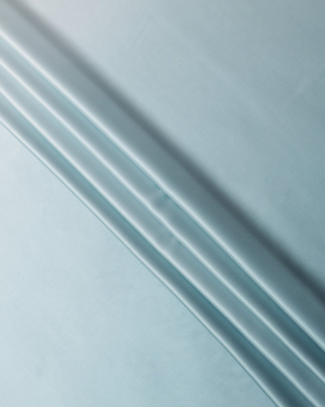 Sky Blue Ombre Pure Silk Satin Fabric, 110 Cms Width, South Korea-D25215