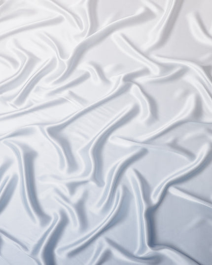 قماش ساتان حريري خالص أزرق فاتح، عرض 110 سم، كوريا الجنوبية - D25217