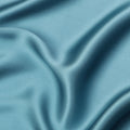 Blue Ombre Dyed Pure Silk Satin Fabric, 110 Cms Width, South Korea-D25208