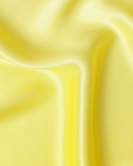 Yellow Ombre Dyed Pure Silk Satin Fabric, 110 Cms Width, South Korea-D25212