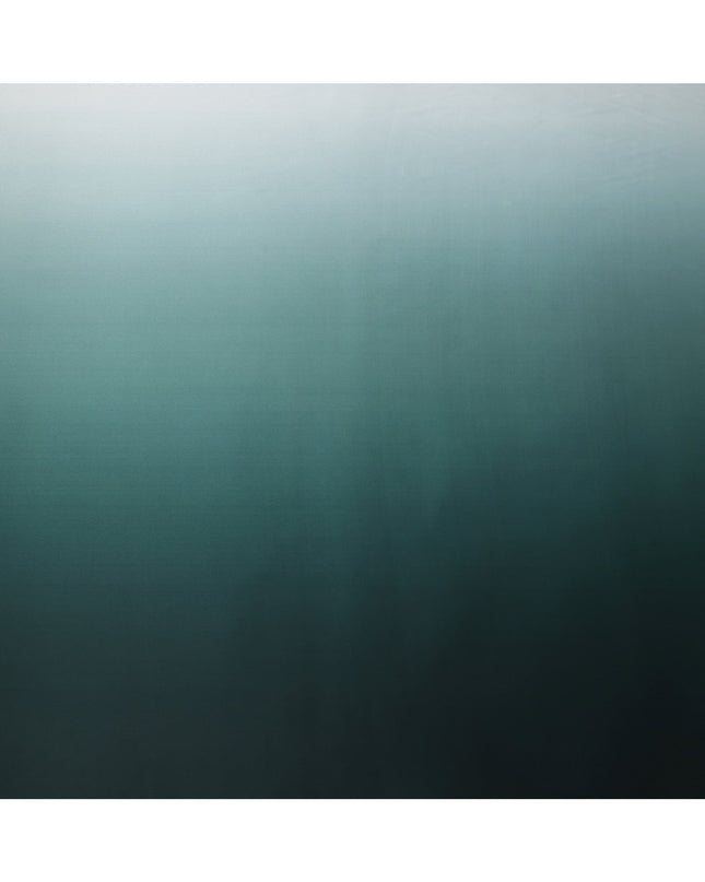 Green Ombre Dyed Pure Silk Satin Fabric, 110 Cms Width, South Korea-D25210