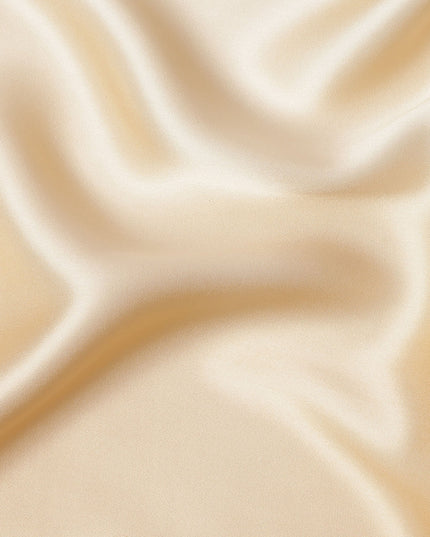 Beige Ombre Dyed Pure Silk Satin Fabric, 110 Cms Width, South Korea-D25211