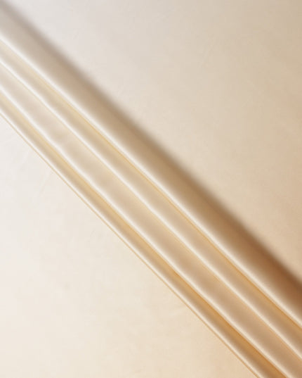 Beige Ombre Dyed Pure Silk Satin Fabric, 110 Cms Width, South Korea-D25211