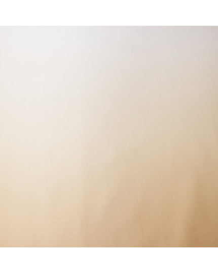 Beige Ombre Dyed Pure Silk Satin Fabric, 110 Cms Width, South Korea-D25211
