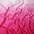 Pink Ombre Dyed Pure Silk Satin Fabric, 110 Cms Width, South Korea-D25209