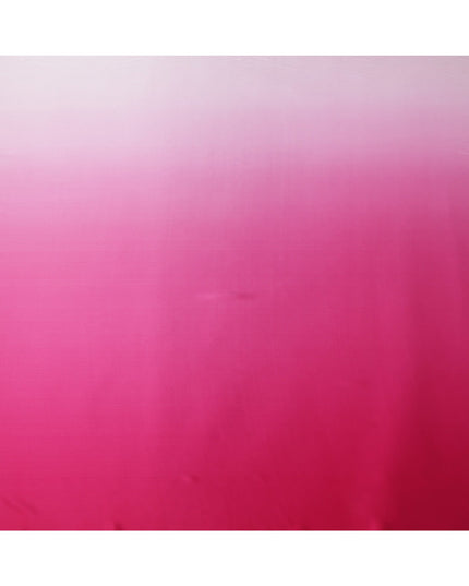 Pink Ombre Dyed Pure Silk Satin Fabric, 110 Cms Width, South Korea-D25209