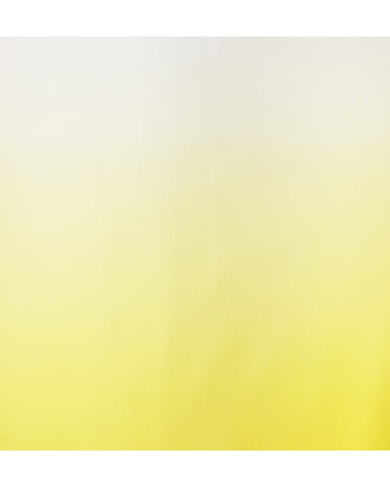 Yellow White Ombre Pure Silk Satin Fabric Smooth Glossy Luxurious Flowing Draping Material Elegant Gradient Design 110 Cms Width Premium Quality Soft Finish South Korea Origin-D28883 Regal Fabrics