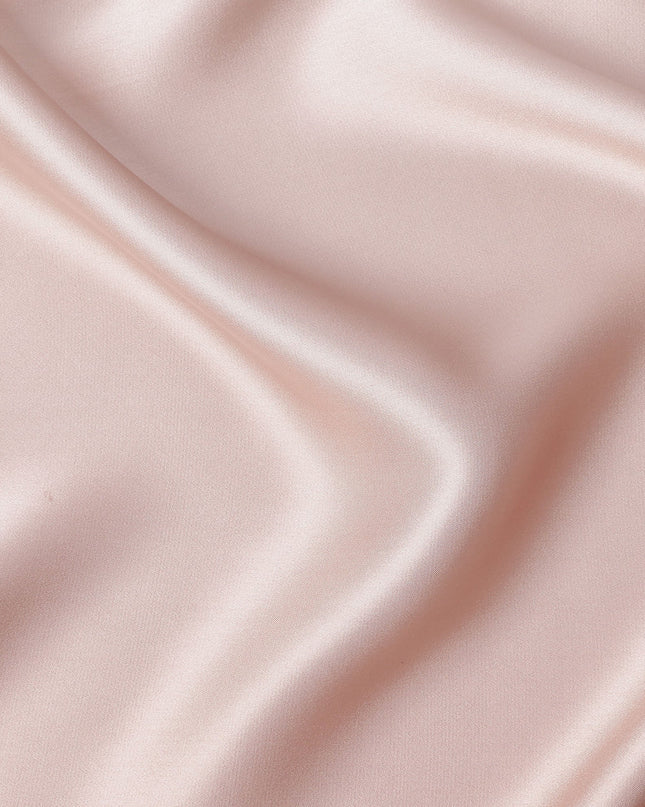 Blush Nude Ombre Pure Silk Satin Fabric Smooth Glossy Luxurious Flowing Draping Material Elegant Gradient Design 110 Cms Width Premium Quality Soft Finish South Korea Origin-D28885 Regal Fabrics