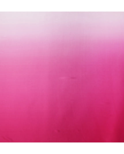 Hot Pink Ombre Pure Silk Satin Fabric Smooth Glossy Luxurious Flowing Draping Material Elegant Gradient Design 110 Cms Width Premium Quality Soft Finish South Korea Origin-D28882 Regal Fabrics