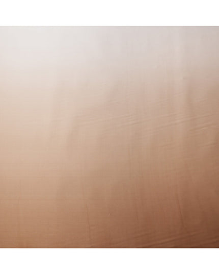 Beige Solid Silk Satin Fabric 110 Cms Width South Korea-D24999