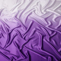 Purple Ombre Silk Satin Fabric 110cm