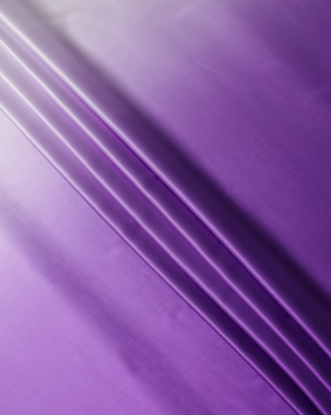 Purple Ombre Silk Satin Fabric 110cm