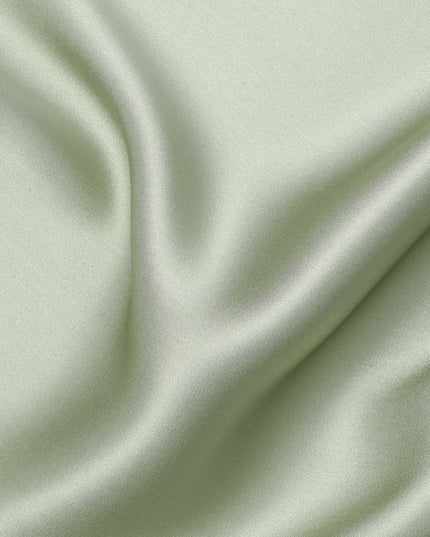 Light Green Ombre Silk Satin Fabric 110 Cms Width South Korea-D25002