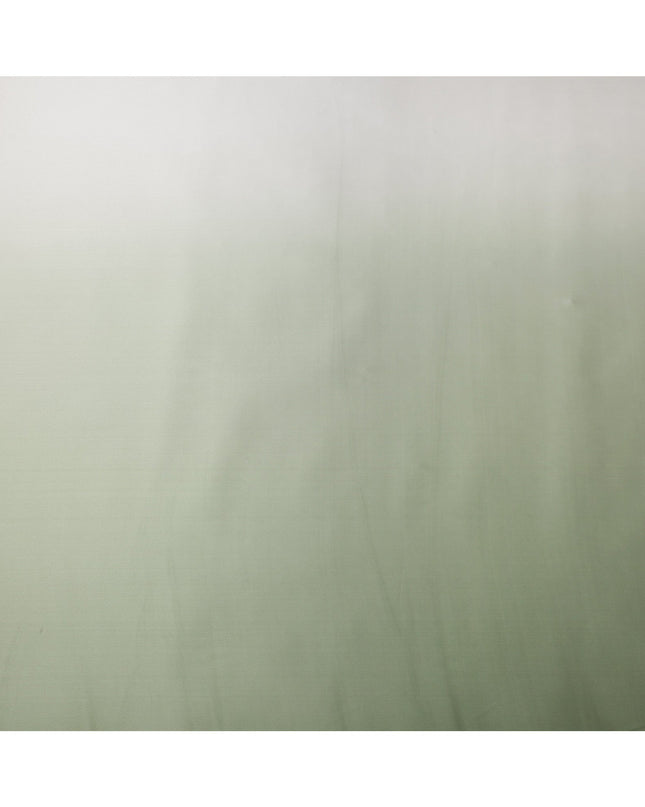Light Green Ombre Silk Satin Fabric 110 Cms Width South Korea-D25002