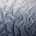 Grey Ombre Silk Satin Fabric 110 Cms Width South Korea-D25005