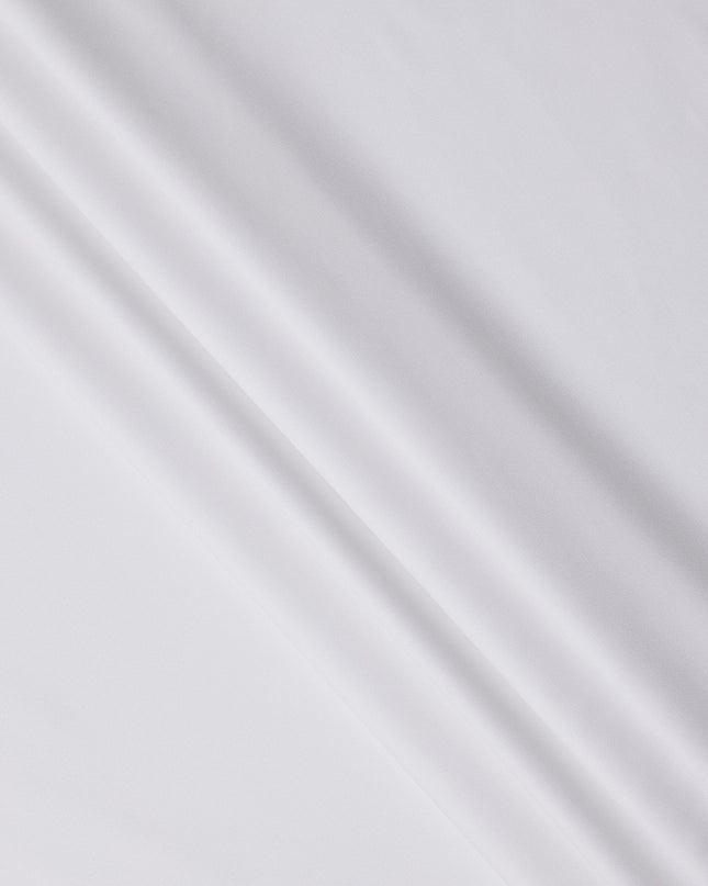 White Fancy Weave Cotton Shirting Fabric, Width 150 Cms, Made in Japan-D26063