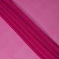 Fuchsia Pink Plain Synthetic Georgette Chiffon Fabric, 110 Cms Width, Made in India-D25932