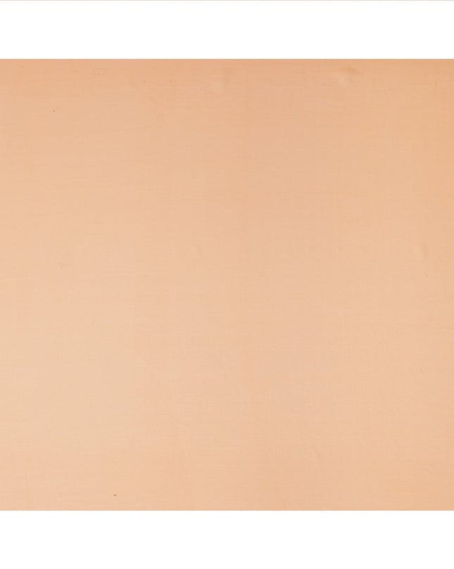 Peach Synthetic Plain Georgette Chiffon Fabric, 110 Cms Width, Made in India-D25933