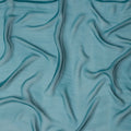 Aqua Green Plain Synthetic Georgette Chiffon Fabric, 110 Cms Width, Made in India-D25931