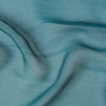 Aqua Green Plain Synthetic Georgette Chiffon Fabric, 110 Cms Width, Made in India-D25931
