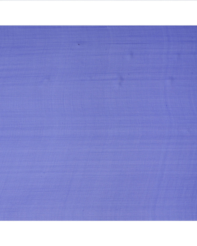 Lavender Blue Synthetic Plain Georgette Chiffon Fabric, 110 Cms Width, Made in India-D25935