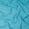 Aqua Blue Synthetic Plain Georgette Chiffon Fabric, 110 Cms Width, Made in India-D25936