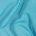 Aqua Blue Synthetic Plain Georgette Chiffon Fabric, 110 Cms Width, Made in India-D25936