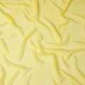 Lemon Yellow Synthetic Plain Georgette Chiffon Fabric, 110 Cms Width, Made in India-D25934