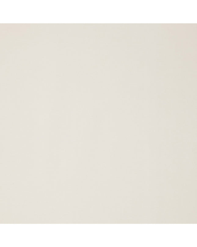 White Solid Italian Super 150's Blended Wool Suiting Fabric, 150 Cms, Italy-D24702