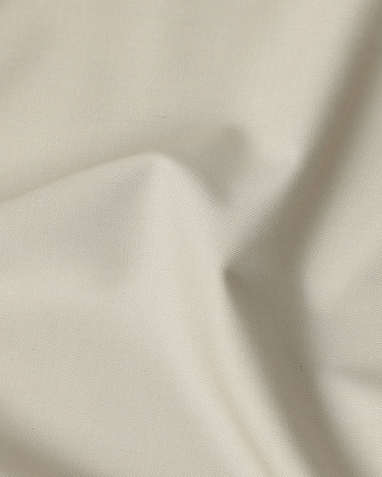 Beige Premium Blended Poly Wool Suiting Fabric 150 Cm Width Durable Breathable Soft Finish Wrinkle Resistant Material For Suits Blazers Trousers Formal Tailoring Fabric Made In India-D28834 Regal Fabrics