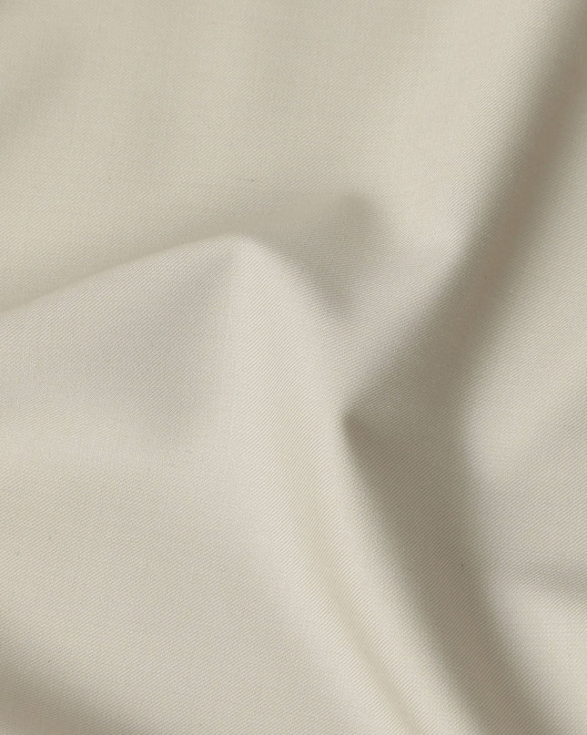 Beige Premium Blended Poly Wool Suiting Fabric 150 Cm Width Durable Breathable Soft Finish Wrinkle Resistant Material For Suits Blazers Trousers Formal Tailoring Fabric Made In India-D28834 Regal Fabrics