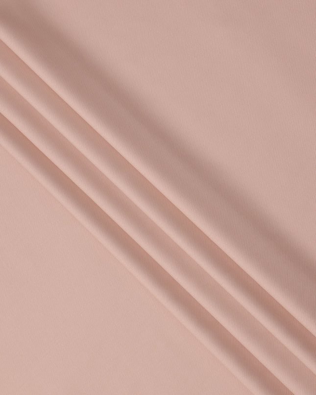 Peach Plain Super 120's Blended Wool Suiting Fabric, 150 Cms, India-D24974