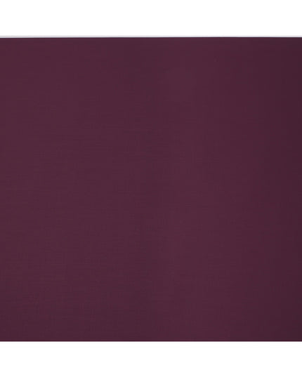 Maroon Plain Super 120's Blended Wool Suiting Fabric, 150 Cms, India-D24971
