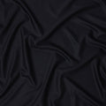 Black Plain Super 120's Blended Wool Suiting Fabric, 150 Cms, India-D24970
