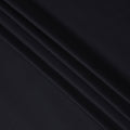 Black Plain Super 120's Blended Wool Suiting Fabric, 150 Cms, India-D24970