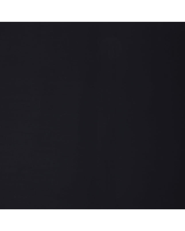 Black Plain Super 120's Blended Wool Suiting Fabric, 150 Cms, India-D24970