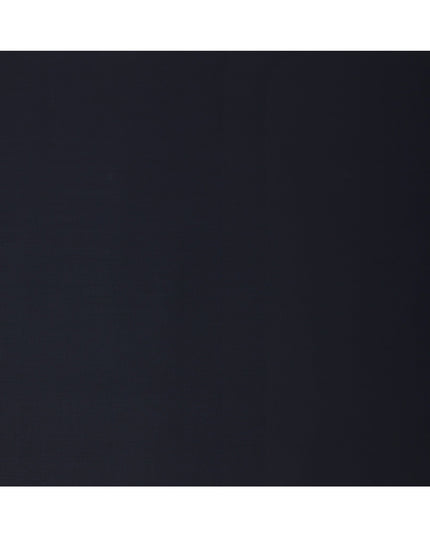 Navy Blue Solid Super 150's Blended Wool Suiting Fabric, 150 Cms, India-D24699