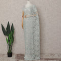 Seafoam Mint French Chantilly Lace Saree