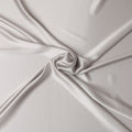 Silver Grey Premium Pure Silk Satin Fabric with Smooth Glossy Finish and Elegant Flow, 110 Cms Width, Made in China-D25922