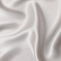 Silver Grey Premium Pure Silk Satin Fabric with Smooth Glossy Finish and Elegant Flow, 110 Cms Width, Made in China-D25922